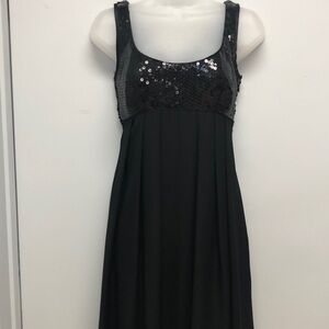 Jump Apparel sheer and sheer cocktail dress